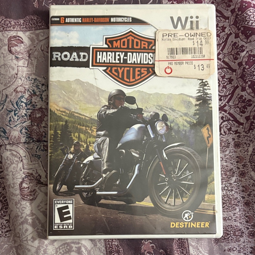 Harley-Davidson Road Motorcycles Wii Game